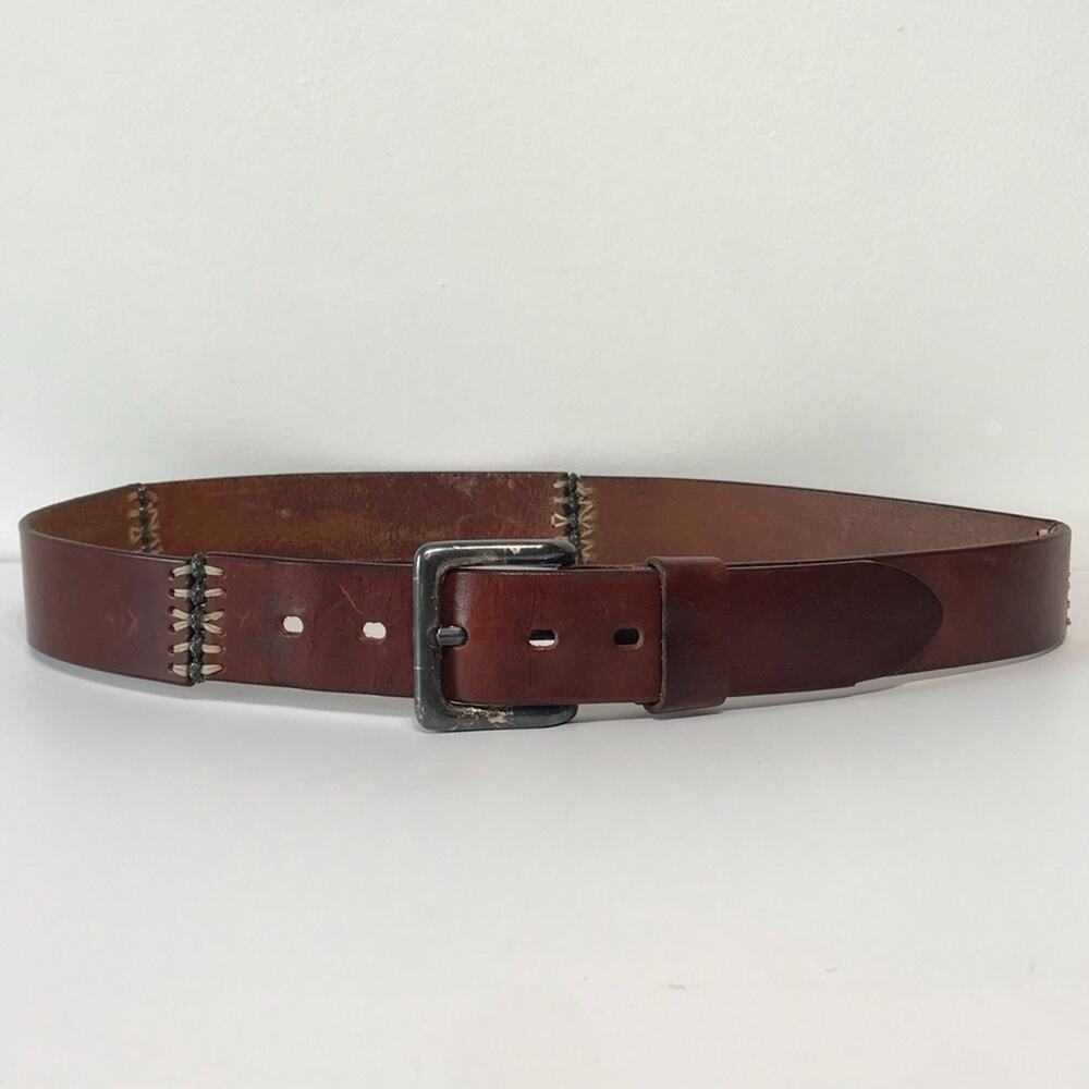 Vintage Patchwork Whipstitch Beaded Square Buckle… - image 4